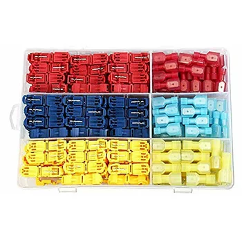 New 240pcs T-type Wire Connector Electrical Terminals Insulated Male Quick Disconnect Terminals Kit
New 240pcs T-type Wire Connector Electrical Terminals Insulated Male Quick Disconnect Terminals Kit