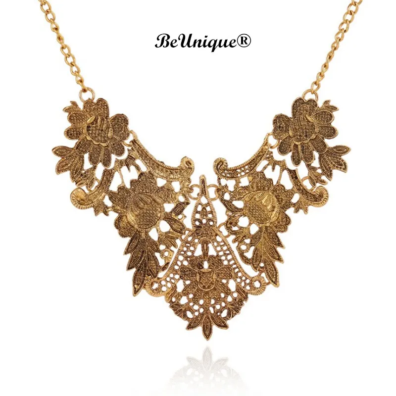 Creative Golden Flowers choker necklace vintage big chunky maxi necklace Party Costume Statement Necklace photography props
Creative Golden Flowers choker necklace vintage big chunky maxi necklace Party Costume Statement Necklace photography props