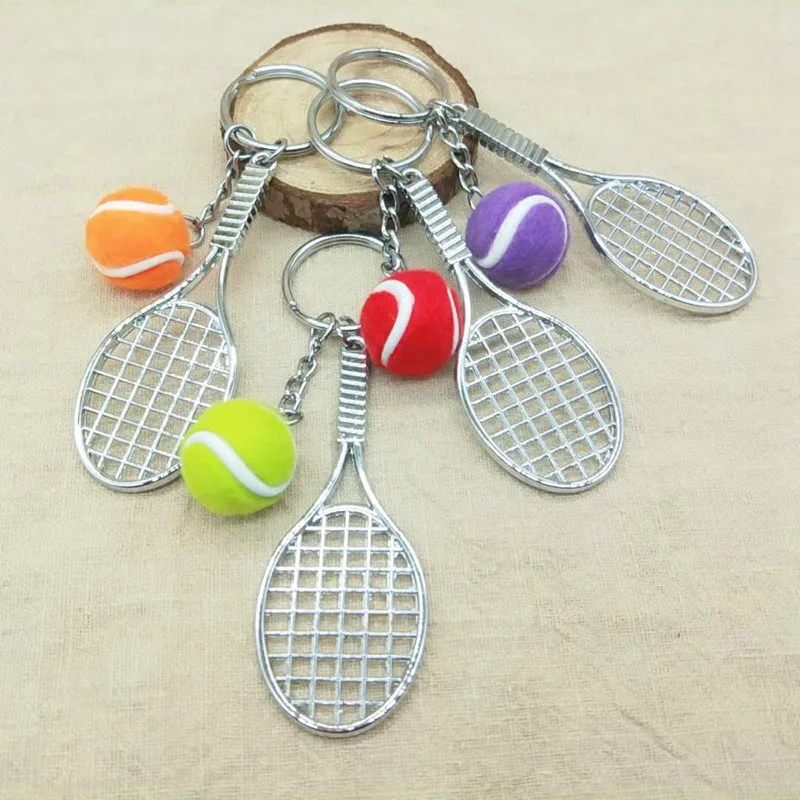 Simulation Tennis Racket Pendants Key Chain Hot Creative Sports Casual Car Key Ring School Tennis Team Gift Souvenirs Wholesale
Simulation Tennis Racket Pendants Key Chain Hot Creative Sports Casual Car Key Ring School Tennis Team Gift Souvenirs Wholesale