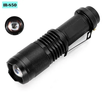 IR-850 Infrared Flashlight SK98 Focus 850nm LED Flashlight Torch Night Vision LED Lamp Camera Fill Light 18650 IR Flashlight
IR-850 Infrared Flashlight SK98 Focus 850nm LED Flashlight Torch Night Vision LED Lamp Camera Fill Light 18650 IR Flashlight