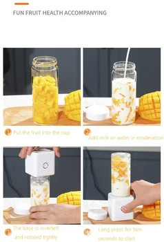 Portable USB Electric Juicer Blender Mini Mixers Juicers Fruit Extractors Food Milkshake Multifunction Sports Bottle Juicing Cup
Portable USB Electric Juicer Blender Mini Mixers Juicers Fruit Extractors Food Milkshake Multifunction Sports Bottle Juicing Cup