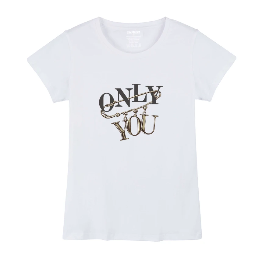 Cotton fashion casual new round neck high quality brand clothing creative letter printing ladies comfortable T-shirt
Cotton fashion casual new round neck high quality brand clothing creative letter printing ladies comfortable T-shirt