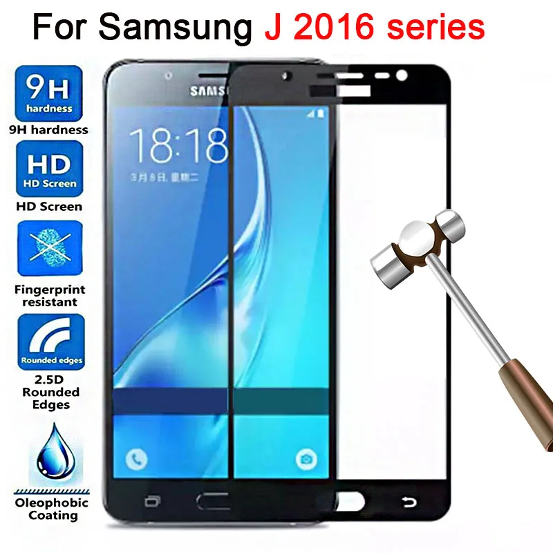 Защитное стекло закаленное 9h для samsung j3 j5 j7 2016 J3 J5 J7 3j 5j 7j j72016 | Мобильные телефоны и