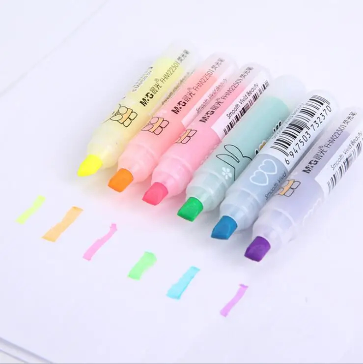 6pcs/Set DIY Rabbit Mini Highlighter Pen Marker Pens Kawaii Stationery Material Escolar Papelaria School Supplies For Kids Gift
6pcs/Set DIY Rabbit Mini Highlighter Pen Marker Pens Kawaii Stationery Material Escolar Papelaria School Supplies For Kids Gift