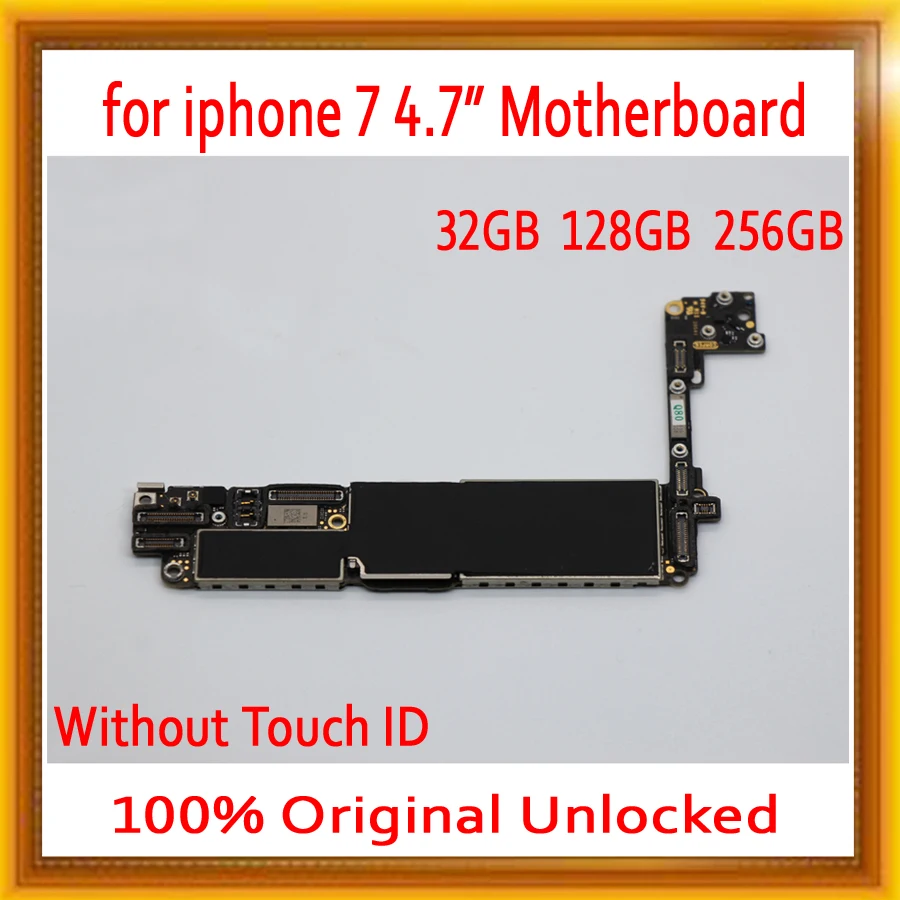 without Touch ID for iPhone 7 Motherboard + Chips,100% Original for iphone 7 Logic board with Full unlocked,32GB / 128GB / 256GB
without Touch ID for iPhone 7 Motherboard + Chips,100% Original for iphone 7 Logic board with Full unlocked,32GB / 128GB / 256GB