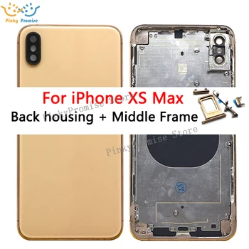 For iphone XS Max Back housing Middle Frame Chassis Full Housing Assembly Battery Cover replacement For iphone XS Max Housing
For iphone XS Max Back housing Middle Frame Chassis Full Housing Assembly Battery Cover replacement For iphone XS Max Housing