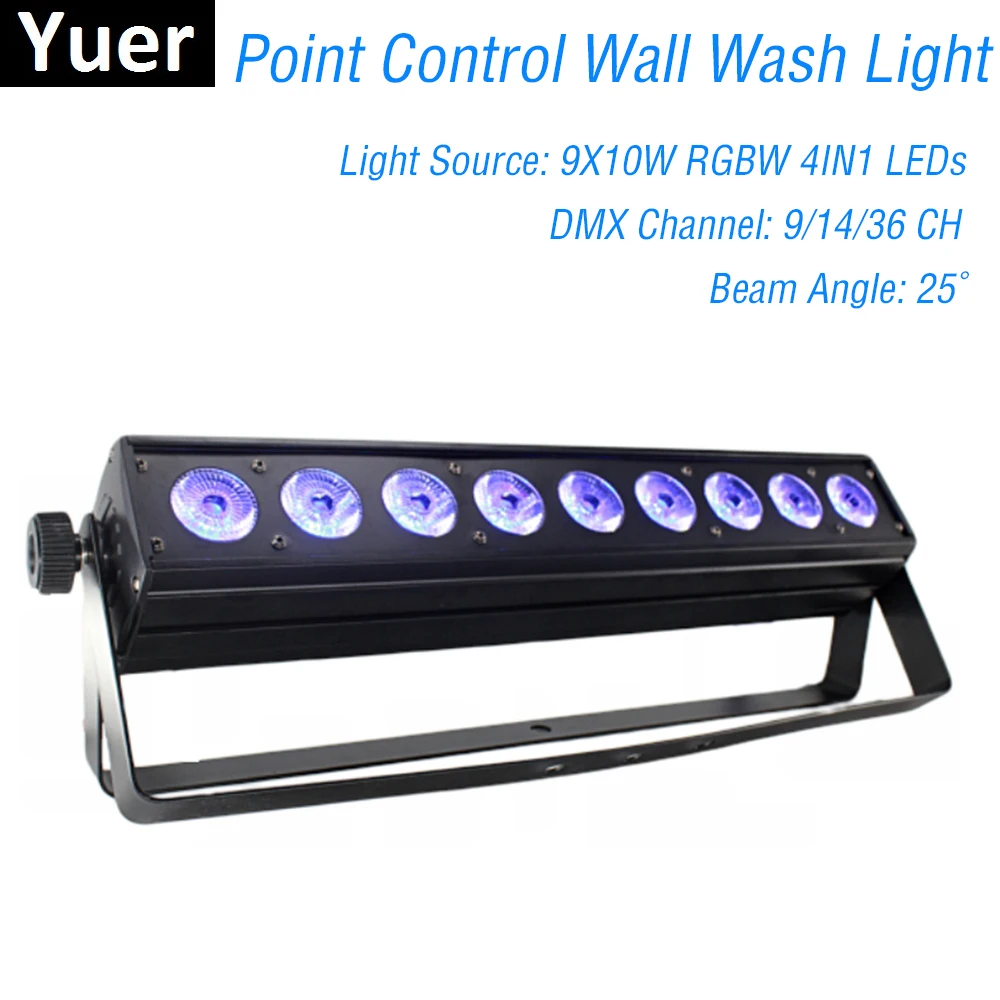 LED Bar DMX 9X10W RGBW 4IN1 LED Wall Wash Light Stage Lighting Effect Wash Wall Light Point Control For LED Light Party Stage Dj
LED Bar DMX 9X10W RGBW 4IN1 LED Wall Wash Light Stage Lighting Effect Wash Wall Light Point Control For LED Light Party Stage Dj