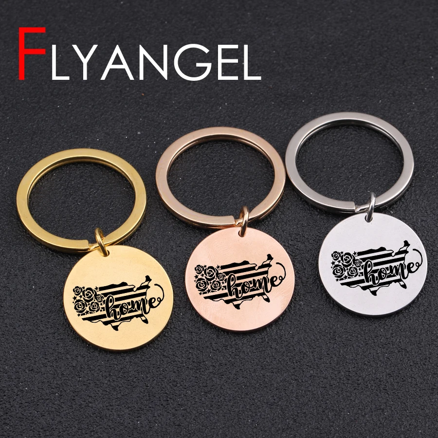Fashion Keychain Engraved USA Map Keychain Home Key Holder Long Distance Relationship Boyfriend Gifts Key Holder Couples Gifts
Fashion Keychain Engraved USA Map Keychain Home Key Holder Long Distance Relationship Boyfriend Gifts Key Holder Couples Gifts