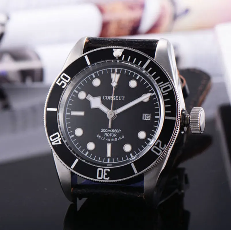 41mm Black Dial 21 jewels Mechanical Automatic Men's Wristwatch luminous Stainless Steel Case Black Bezel folding clasp
41mm Black Dial 21 jewels Mechanical Automatic Men's Wristwatch luminous Stainless Steel Case Black Bezel folding clasp