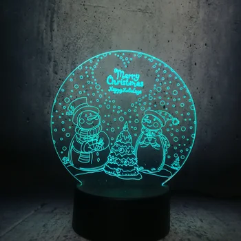 Snowman and tree 3D Lamp Christmas Decoration For Home Multicolor LED Bulb Night Light Happy New Year Snow Man lighting lava
Snowman and tree 3D Lamp Christmas Decoration For Home Multicolor LED Bulb Night Light Happy New Year Snow Man lighting lava