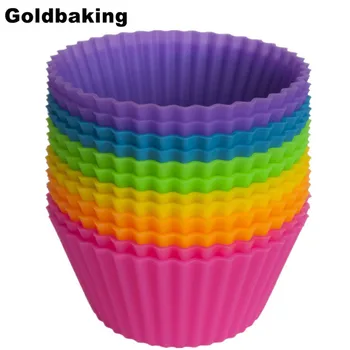 Wholesales Set of 12 Pieces (1 dozen) Round Shaped Silicon Cake Baking Molds Jelly Mold Silicon Cupcake Pan Muffin Cup
Wholesales Set of 12 Pieces (1 dozen) Round Shaped Silicon Cake Baking Molds Jelly Mold Silicon Cupcake Pan Muffin Cup