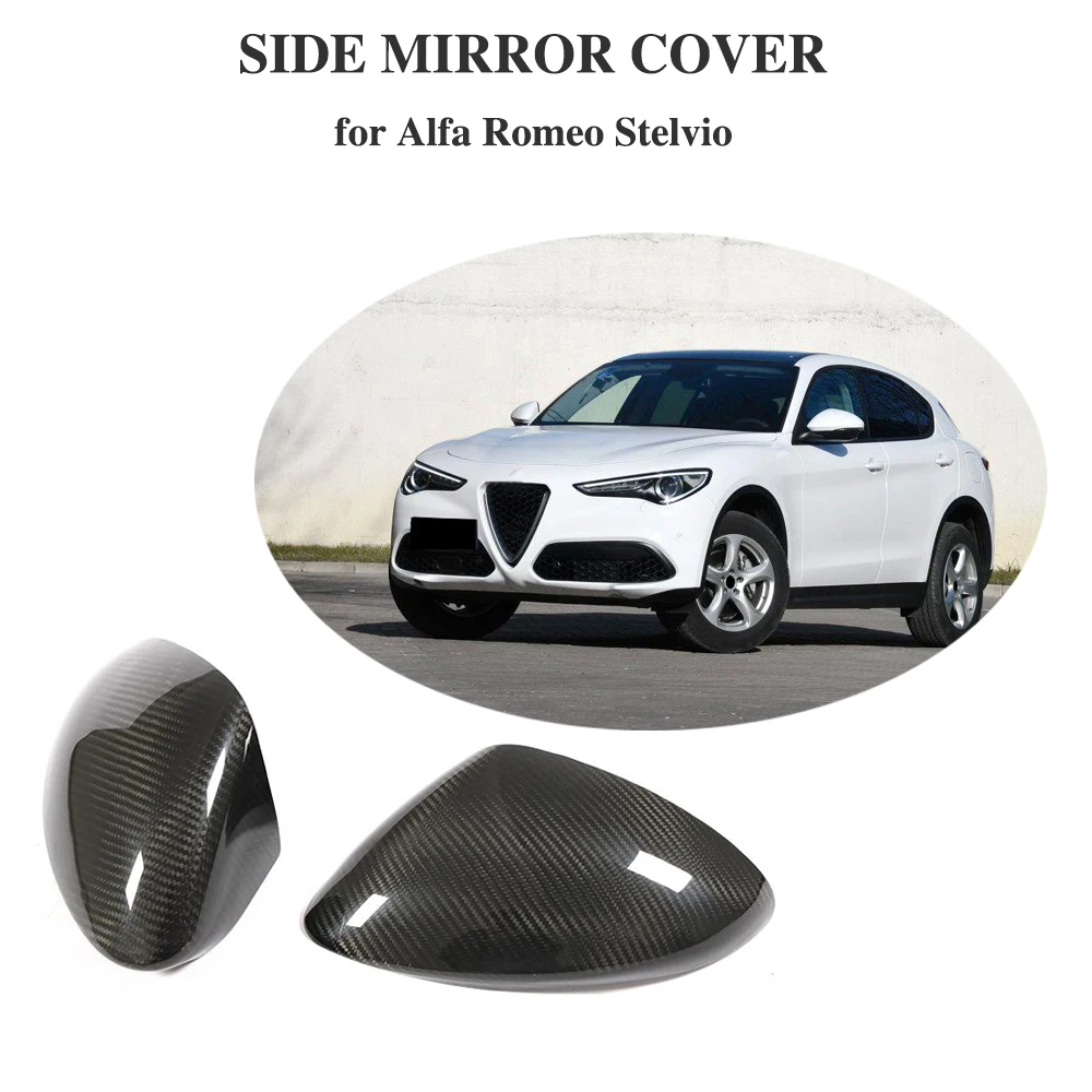 For 2017 2018 Alfa Romeo Stelvio Add-on Carbon Fiber Rear View Mirror Cover Side Mirror Caps
For 2017 2018 Alfa Romeo Stelvio Add-on Carbon Fiber Rear View Mirror Cover Side Mirror Caps