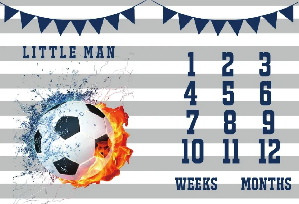 Laeacco Soccer Backgrounds Football Little Man Baby Birthday Party Stripes Calendar Poster Photography Backdrops Photo Studio
Laeacco Soccer Backgrounds Football Little Man Baby Birthday Party Stripes Calendar Poster Photography Backdrops Photo Studio