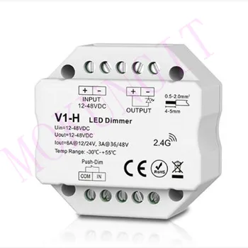 1CH*3A/6A 12-48VDC CV Dimming Controller (Push Dim) V1-H dimmer V1-H controller External doorbell switch Self-reset switch
1CH*3A/6A 12-48VDC CV Dimming Controller (Push Dim) V1-H dimmer V1-H controller External doorbell switch Self-reset switch