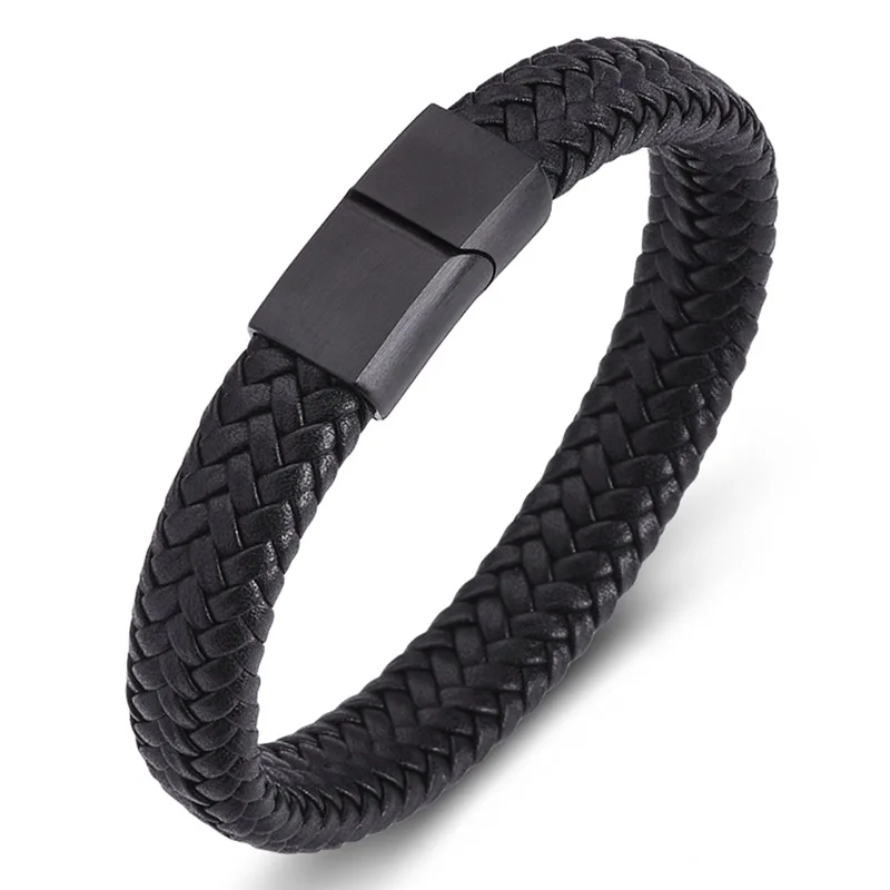 Mens Bracelet Stainless Steel Braided Real Leather Bracelet Cables Bracelet for Men Women Justin Bieber
Mens Bracelet Stainless Steel Braided Real Leather Bracelet Cables Bracelet for Men Women Justin Bieber