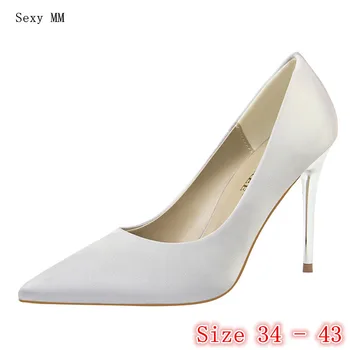 Summer High Heels Women Pumps Stiletto Thin High Heel Shoes Pointed Toe Woman Party Wedding Shoes Kitten Heels Plus Size 34 - 40
Summer High Heels Women Pumps Stiletto Thin High Heel Shoes Pointed Toe Woman Party Wedding Shoes Kitten Heels Plus Size 34 - 40