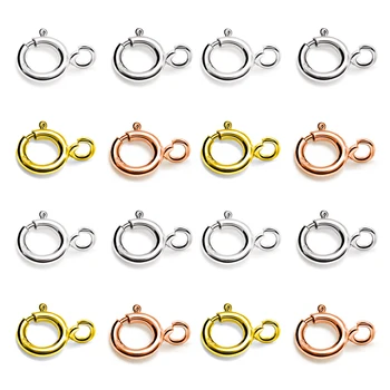 10pcs/lot 925 Sterling Silver Round Claw Spring Clasps Hooks for Bracelet Necklace Connectors DIY Jewelry Making Supplies
10pcs/lot 925 Sterling Silver Round Claw Spring Clasps Hooks for Bracelet Necklace Connectors DIY Jewelry Making Supplies