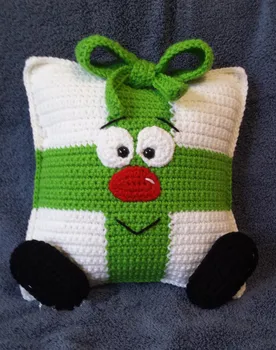 Whimsical Christmas Present Pillow decorate home baby use