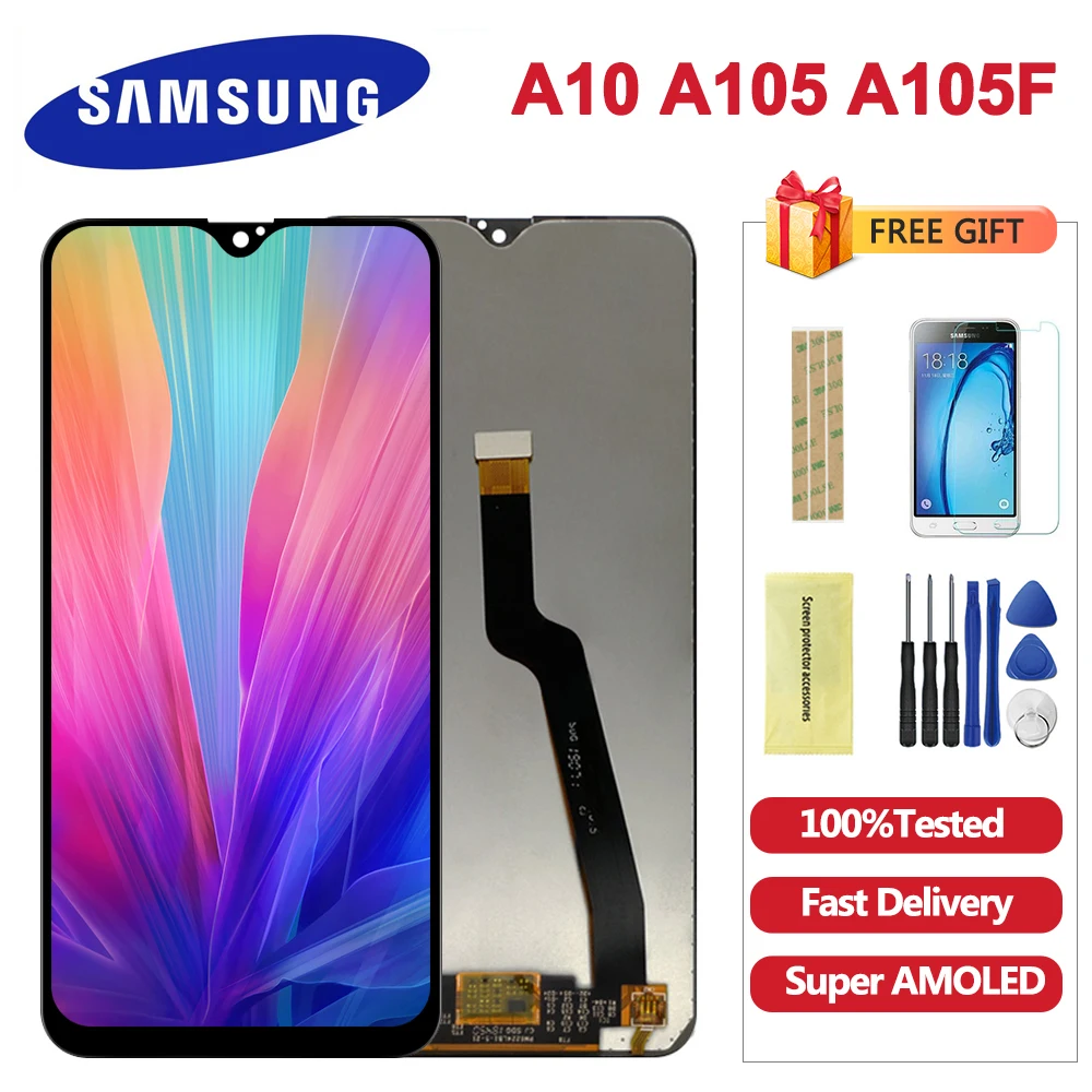 6.2'' Original Super Amoled LCD For Samsung Galaxy A10 A105 A105F SM-A105F LCD Display With Touch Screen Digitizer Assembly
6.2'' Original Super Amoled LCD For Samsung Galaxy A10 A105 A105F SM-A105F LCD Display With Touch Screen Digitizer Assembly