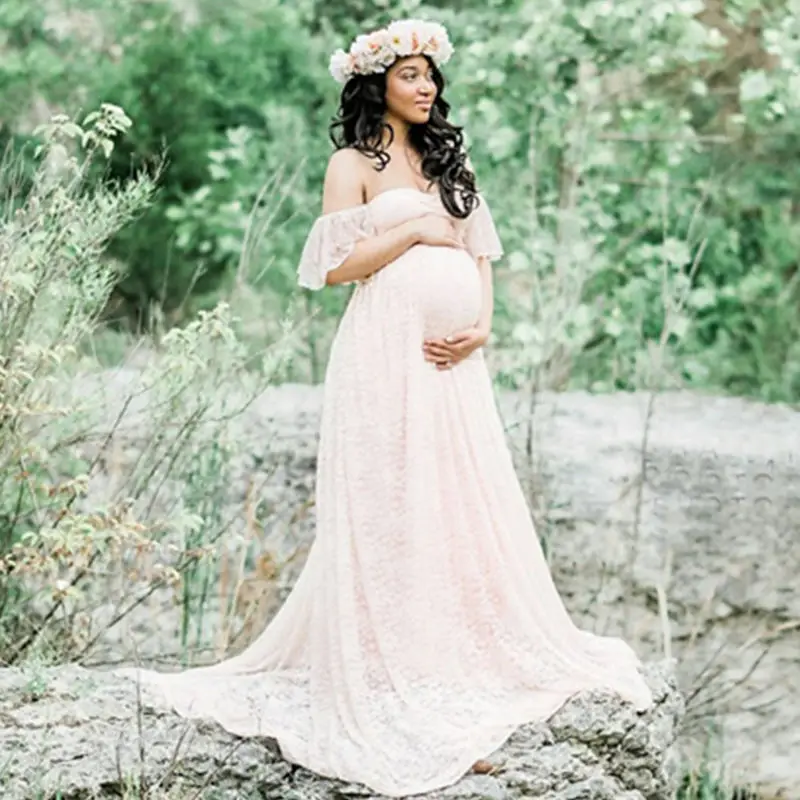 Envsoll Maternity Photography Props Pregnant Dress Lace Robe Off Shoulder Ruffles Fancy Maxi Maternity Gown Women Long Dress
Envsoll Maternity Photography Props Pregnant Dress Lace Robe Off Shoulder Ruffles Fancy Maxi Maternity Gown Women Long Dress