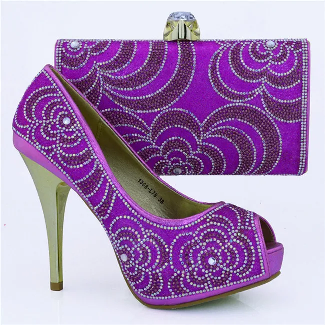 Nice looking women pumps african high heel shoes match handbag with stones 1308-L78 purple,heel 12CM
Nice looking women pumps african high heel shoes match handbag with stones 1308-L78 purple,heel 12CM