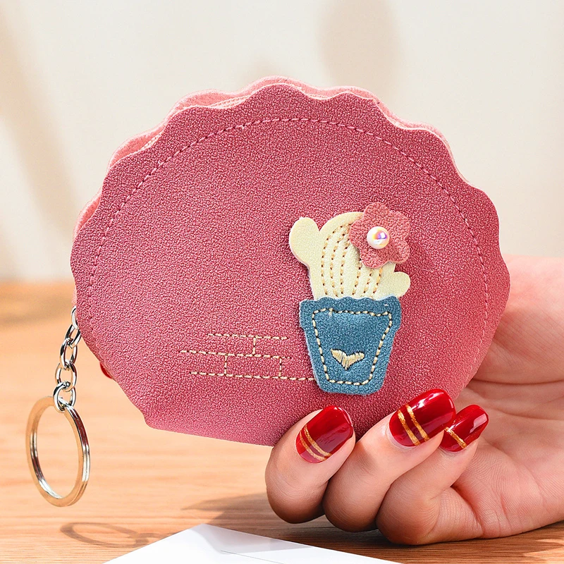 Coin Purse Short Women Round Zipper Pouch Cactus Wallets Lady Change Purses Woman Pocket Cards Keys Money Bag Girls Mini Wallet
Coin Purse Short Women Round Zipper Pouch Cactus Wallets Lady Change Purses Woman Pocket Cards Keys Money Bag Girls Mini Wallet