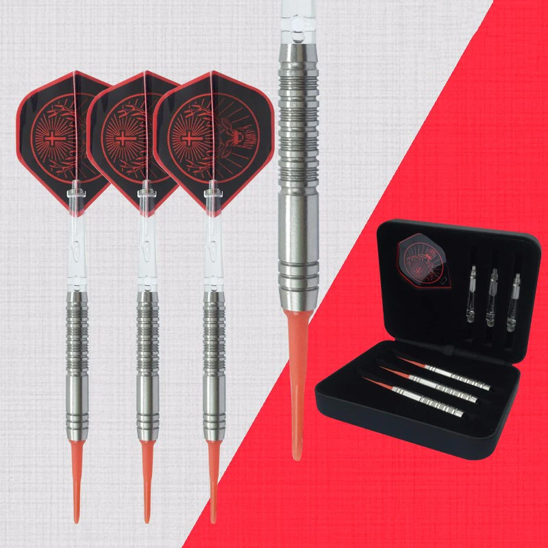 20g Tungsten Steel Darts Professional soft tip dart w/ 85% tungsten Barrel Shafts Nice Flight for Electronic Dartboard 3pcs/set
20g Tungsten Steel Darts Professional soft tip dart w/ 85% tungsten Barrel Shafts Nice Flight for Electronic Dartboard 3pcs/set