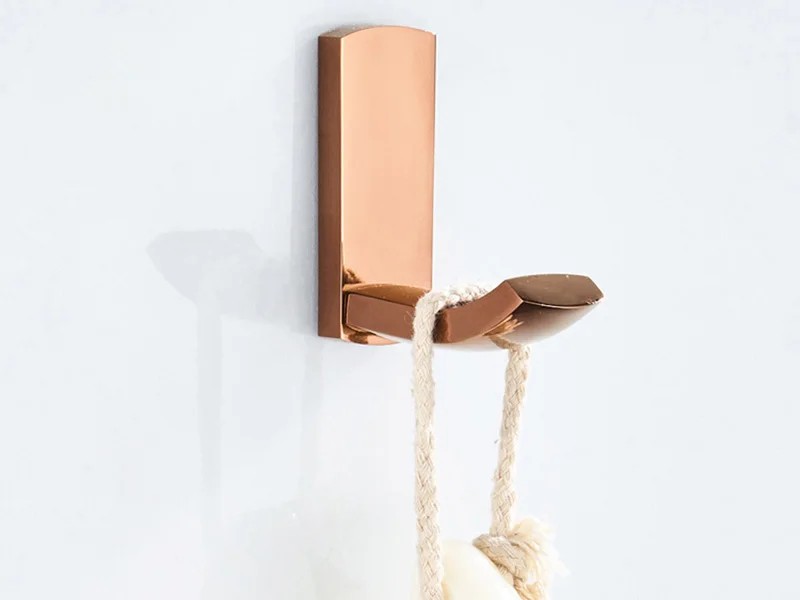 bathroom ROSE GOLD robe hook 2