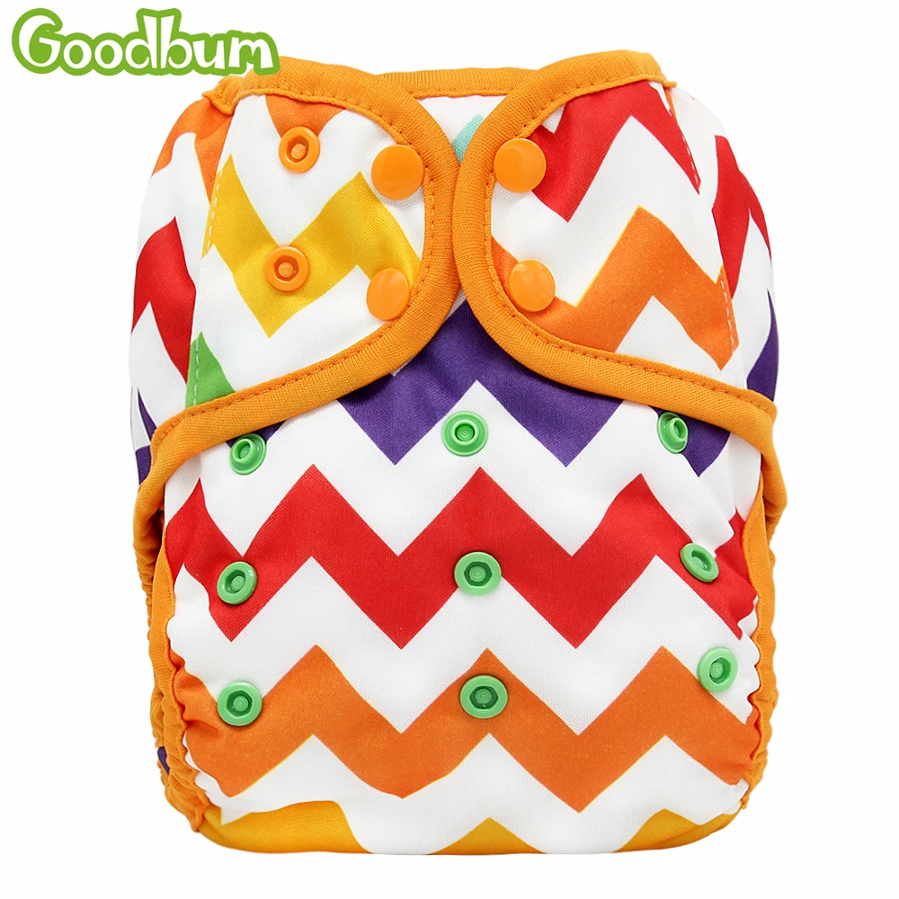 Goodbum 1PC Washable Cloth Diaper Cover Adjustable Double Gusset Reusable cloth diapers Rainbow Print Nappy Suit 3-15kgs
Goodbum 1PC Washable Cloth Diaper Cover Adjustable Double Gusset Reusable cloth diapers Rainbow Print Nappy Suit 3-15kgs