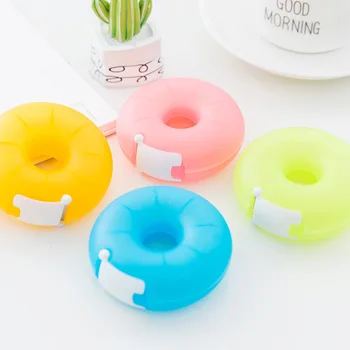 Korea Creative Cartoon Stationery Portable donut tape dispenser Stealth Tape Cutter with Small Tape random color school supplies
Korea Creative Cartoon Stationery Portable donut tape dispenser Stealth Tape Cutter with Small Tape random color school supplies