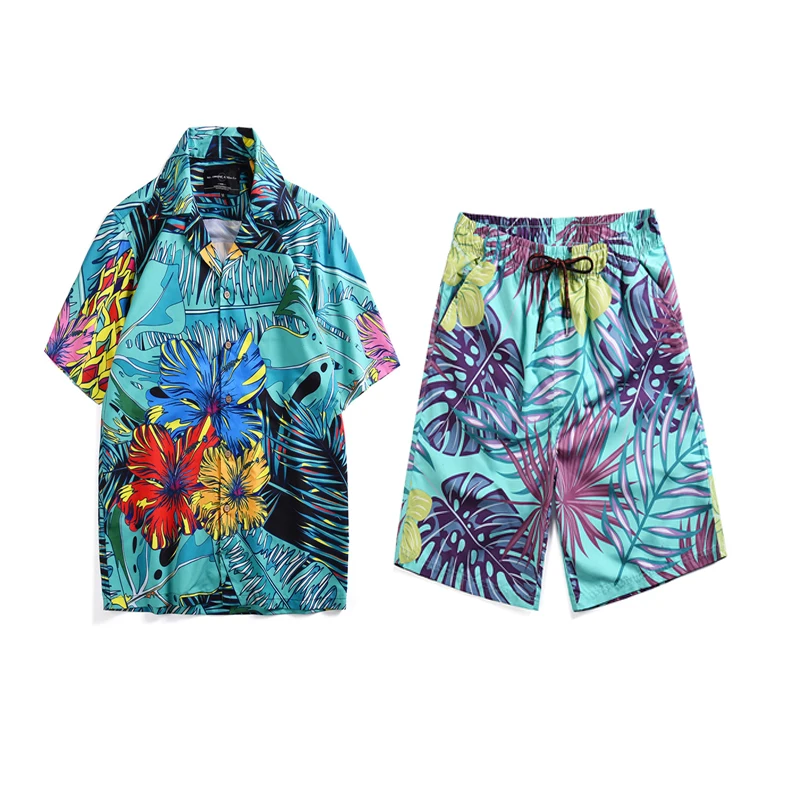 Mr.1991IN Summer Vacation Sets Men's Tropical plant Print Tropical style Beach Hawaiian suit Short Shirts Shorts Two Piece Suit
Mr.1991IN Summer Vacation Sets Men's Tropical plant Print Tropical style Beach Hawaiian suit Short Shirts Shorts Two Piece Suit