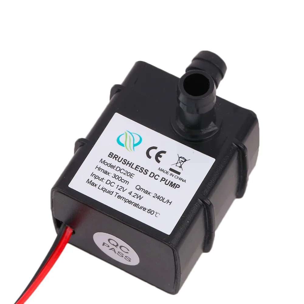 DC 12V 240L/H Submersible Water Electric Pump Mini Ultra Quiet Black Pump Mechanical Hardware Aquarium Pro Water Pump
DC 12V 240L/H Submersible Water Electric Pump Mini Ultra Quiet Black Pump Mechanical Hardware Aquarium Pro Water Pump