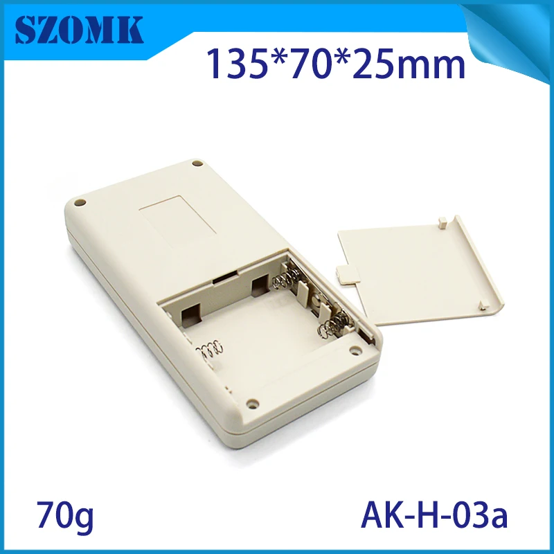 1 piece, 135*70*25mm 3xAA battery holder standard plastic enclosure project box instrument enclosure for pcb design plastic case
1 piece, 135*70*25mm 3xAA battery holder standard plastic enclosure project box instrument enclosure for pcb design plastic case