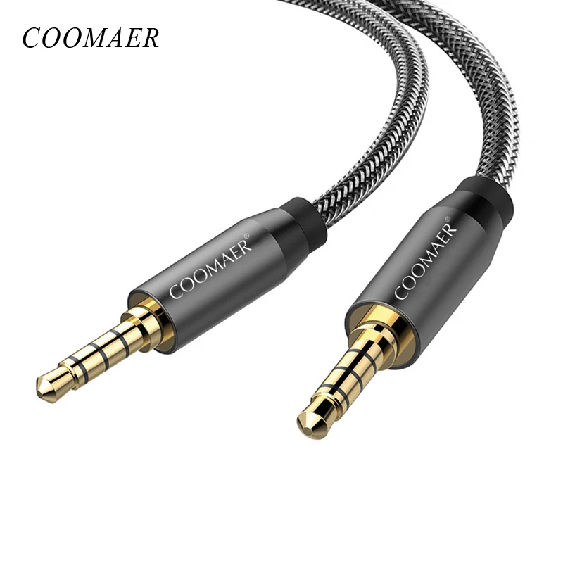 3.5MM Jack AUX Cables Lossless Audio Gold-Plated Auxiliary Audio Cable Nylon Braided HiFi Car Headphone speaker Phone Microphone
3.5MM Jack AUX Cables Lossless Audio Gold-Plated Auxiliary Audio Cable Nylon Braided HiFi Car Headphone speaker Phone Microphone
