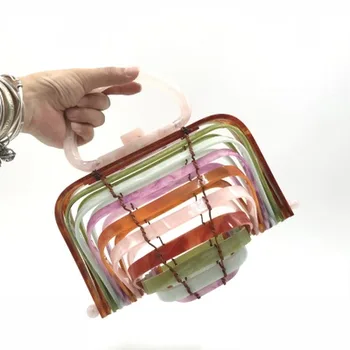 2018 New Brand Mini- Second Gram Force Hand Bag Vacation Sandy Beach Hollow Out High Archives Bamboo Weaving Acrylic Clutch Bag
2018 New Brand Mini- Second Gram Force Hand Bag Vacation Sandy Beach Hollow Out High Archives Bamboo Weaving Acrylic Clutch Bag