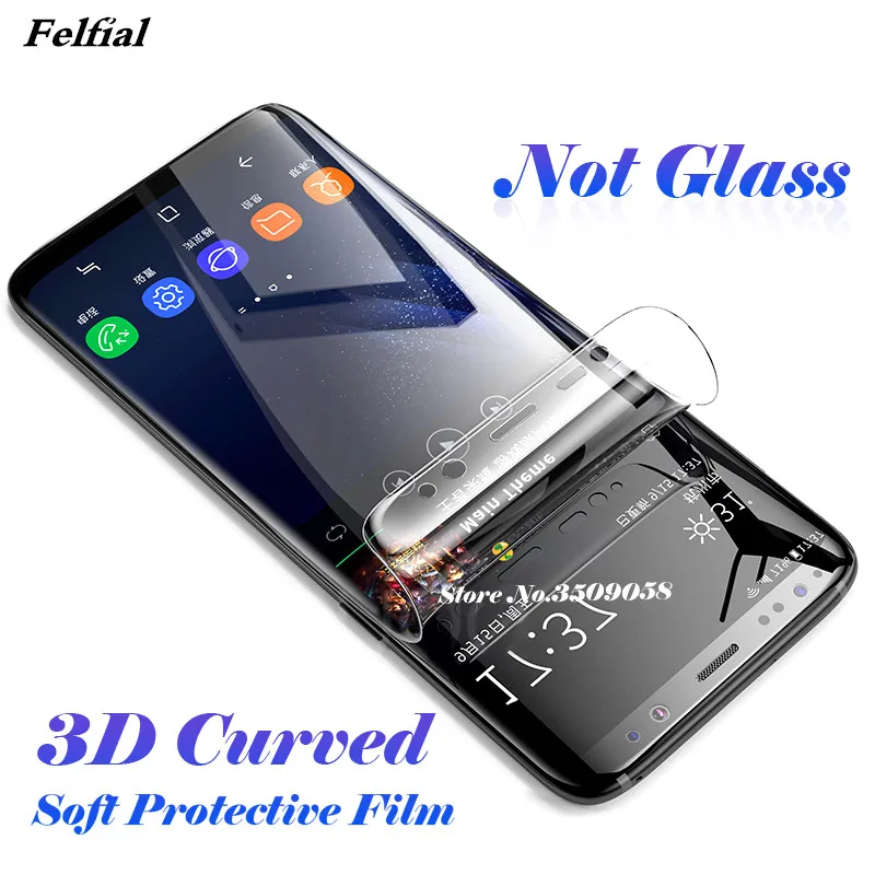 3D Curved Soft Protective Film For Samsung Galaxy S10 E Plus S7 S6 Edge S 6 7 8 9 Full Cover Screen Protector Film ( Not Glass )
3D Curved Soft Protective Film For Samsung Galaxy S10 E Plus S7 S6 Edge S 6 7 8 9 Full Cover Screen Protector Film ( Not Glass )
