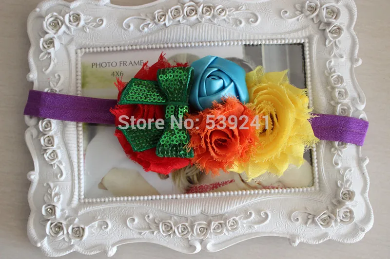 kids girl nylon flower headband (19)