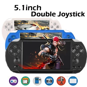 X9-S 5.1 inch HD Screen Handheld Game Console 8GB Support TV 32bit 1000 Classic Game Player MP4 Multimedia Camera Video Game
X9-S 5.1 inch HD Screen Handheld Game Console 8GB Support TV 32bit 1000 Classic Game Player MP4 Multimedia Camera Video Game