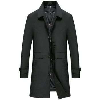 2019 Spring New Casual Long Trench Coat For Men Good Quality Single Breasted Erkek Trenckot
2019 Spring New Casual Long Trench Coat For Men Good Quality Single Breasted Erkek Trenckot