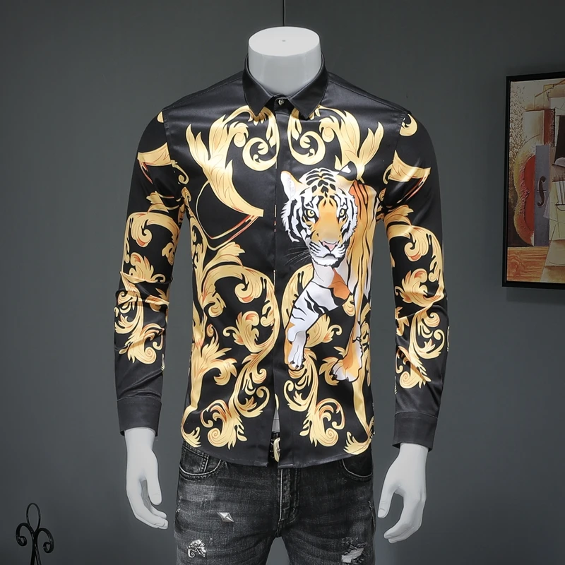 In 2019, the new Cultivate morality men long sleeve shirt Tiger print The long-term 2018 - CS18 - F85 qiantang
In 2019, the new Cultivate morality men long sleeve shirt Tiger print The long-term 2018 - CS18 - F85 qiantang