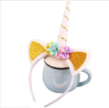Gold Silver Unicorn Pony Ears Soft Headband with Flowers Purple Tulle Muliti-color Flowers Girls Unicorn Party Hairbands 10pcs
Gold Silver Unicorn Pony Ears Soft Headband with Flowers Purple Tulle Muliti-color Flowers Girls Unicorn Party Hairbands 10pcs