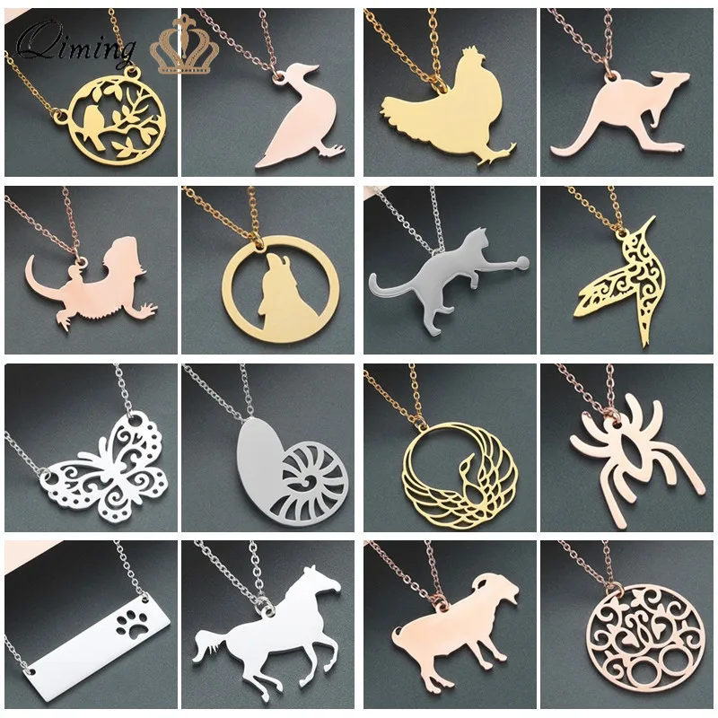 2019 Trendy Wolf Animal Women's Necklace Female Gold Chain Stainless Steel Jewelry Kawaii Vintage Punk Cute Girls Necklace
2019 Trendy Wolf Animal Women's Necklace Female Gold Chain Stainless Steel Jewelry Kawaii Vintage Punk Cute Girls Necklace