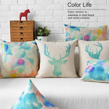 Nordic Watercolor Animal pillow ,color Ink deer cushion , Linen pillowcase,sofa cushions home decorative Pillows
Nordic Watercolor Animal pillow ,color Ink deer cushion , Linen pillowcase,sofa cushions home decorative Pillows