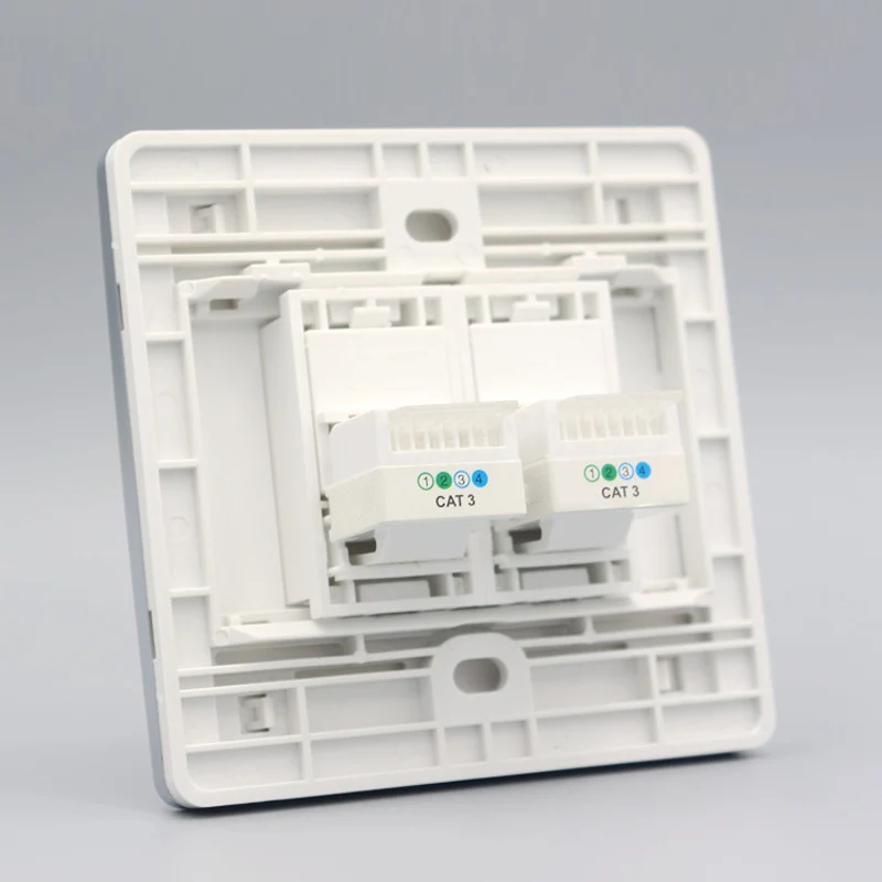 Two Socket RJ11 Wall Panel pic 2