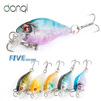 DONQL 5pcs/lot Minnow Wobblers Fishing Lure 4g 4cm Crankbait Artificial Hard Swim bait With Sharp Hooks Carp Pesca Tackle
DONQL 5pcs/lot Minnow Wobblers Fishing Lure 4g 4cm Crankbait Artificial Hard Swim bait With Sharp Hooks Carp Pesca Tackle
