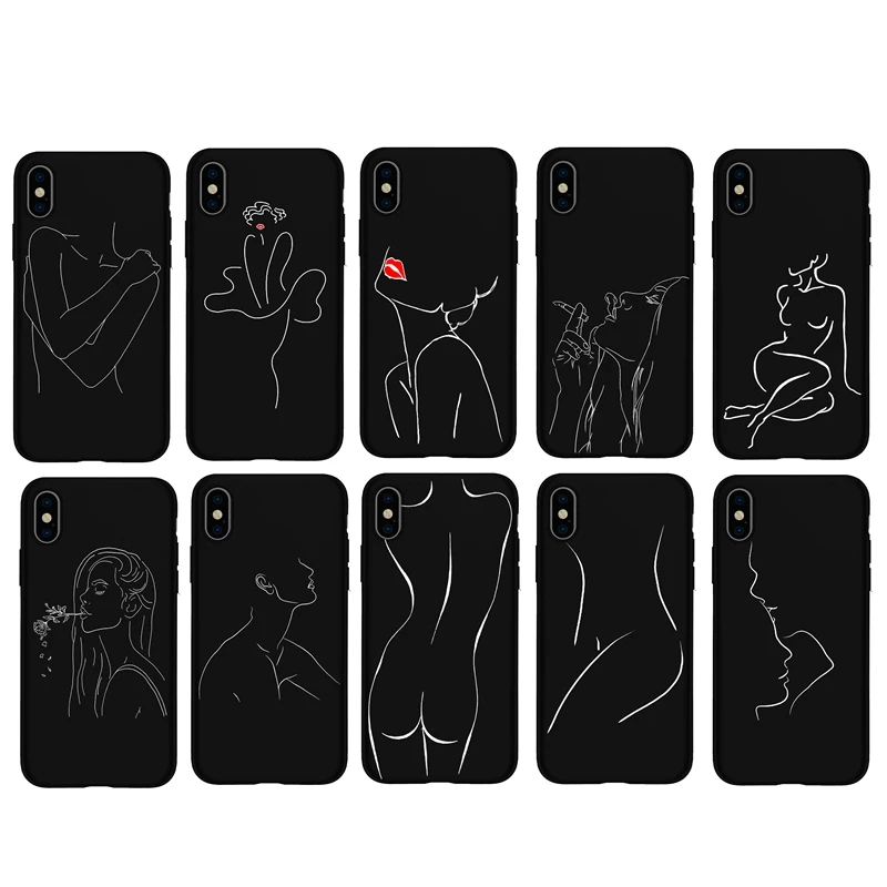 Мягкий силиконовый чехол для iphone 7 Plus 8 6s 6 X XS XR XSMAX 5S SE Coque Funda чехол|Бамперы| |