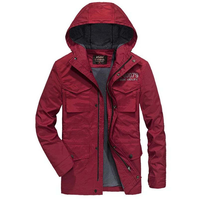 Spring Autumn Jacket Men Coat Male Military Windbreaker Veste Homme Casual Hooded Collar Men Jacket Plus Size M-4XL Coat Men
Spring Autumn Jacket Men Coat Male Military Windbreaker Veste Homme Casual Hooded Collar Men Jacket Plus Size M-4XL Coat Men