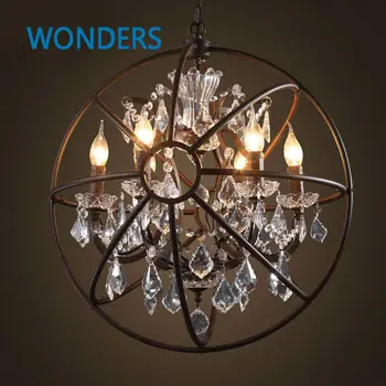 Loft Vintage American Rural Old Made Iron industry wind clothing store restaurant market iron pendant light crystal ring light 
Loft Vintage American Rural Old Made Iron industry wind clothing store restaurant market iron pendant light crystal ring light