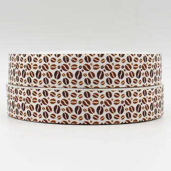 Q&N ribbon OEM 7/8inch 22mm 160227009 coffee bean design print grosgrain ribbon for hair bows or headband
Q&N ribbon OEM 7/8inch 22mm 160227009 coffee bean design print grosgrain ribbon for hair bows or headband