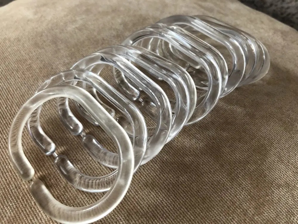 Hot Sale HQ 12 Pieces/Lot Plastic Clear C Type Bathroom Shower Curtain Liner Hook Hooks Rings
Hot Sale HQ 12 Pieces/Lot Plastic Clear C Type Bathroom Shower Curtain Liner Hook Hooks Rings